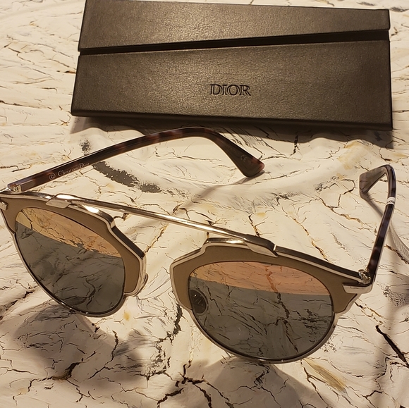 Dior So Real Brow Bar Aviator Sunglasses #2 - Picture 5 of 15